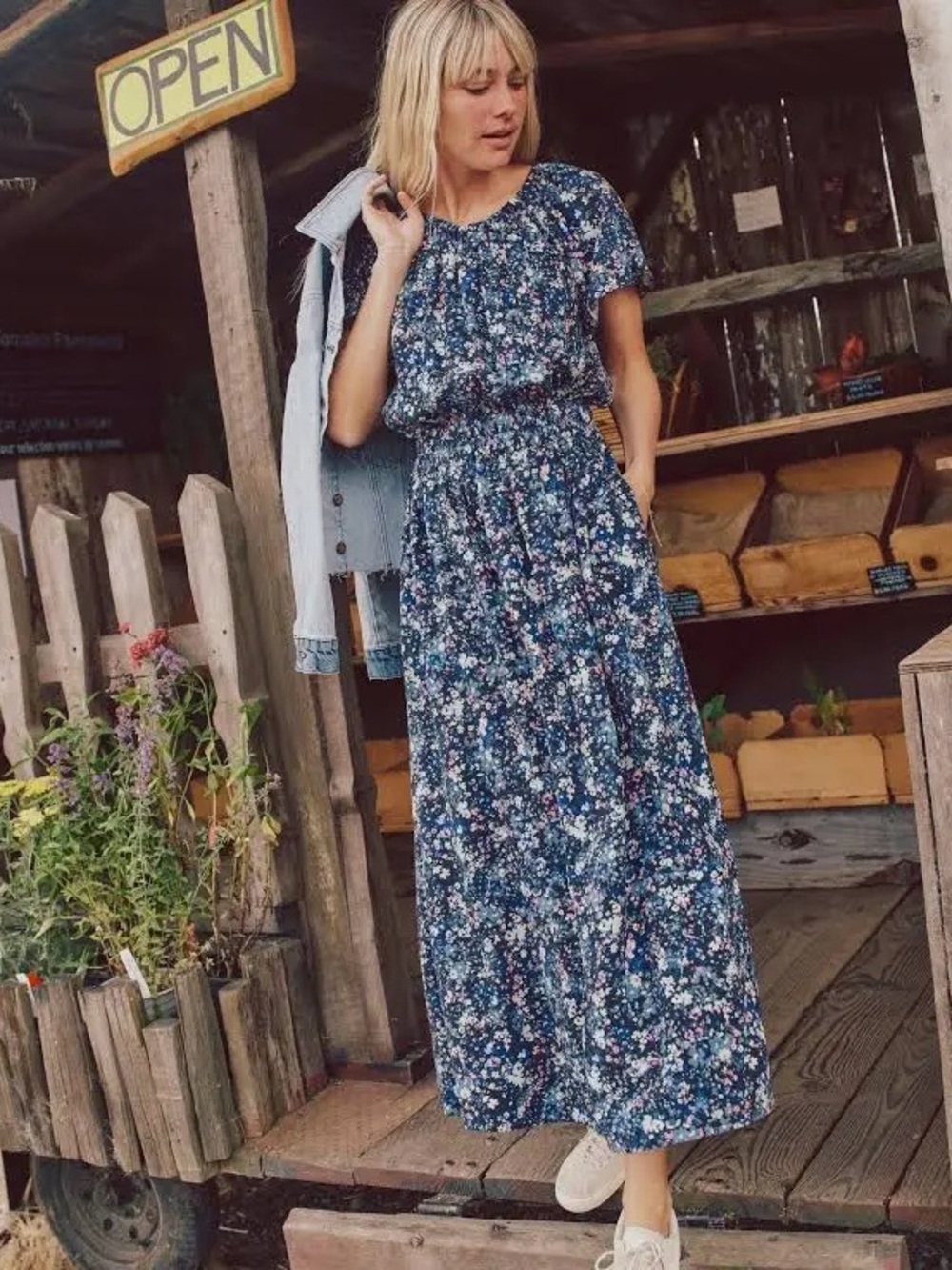NWT Marine Layer Charlotte Midi Dress